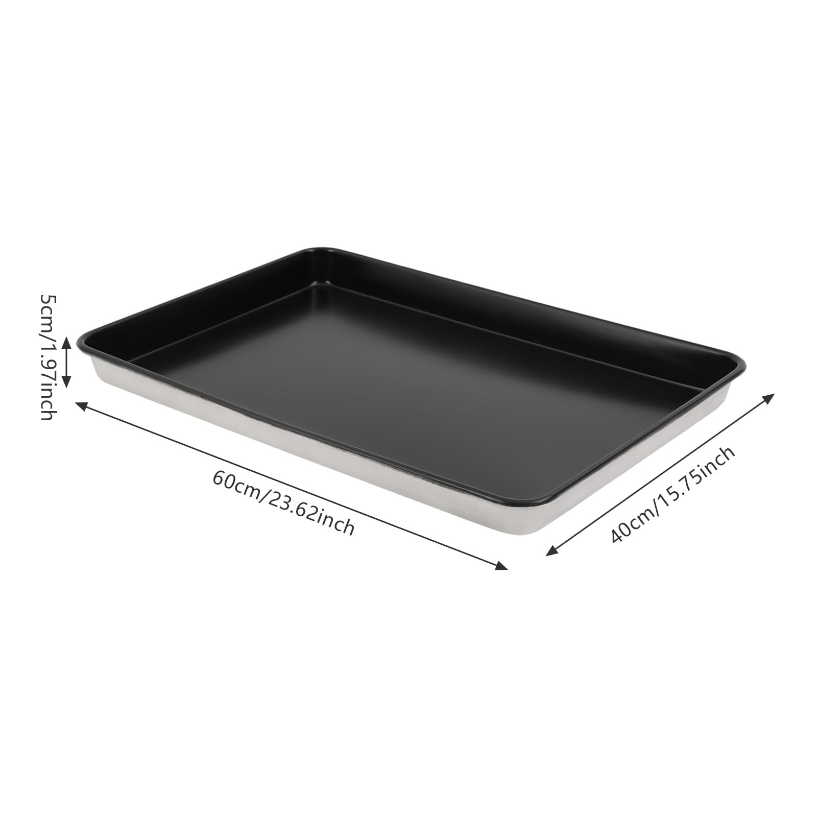 Molde para horno de cocina, antiadherente, color negro | Adecuado para hornear pasteles y pan en la cocina, resistente al calor, fácil de desprender del molde