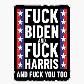 Fuck Joe Biden Sticker Vinyl Decal Bumper Sticker 5"