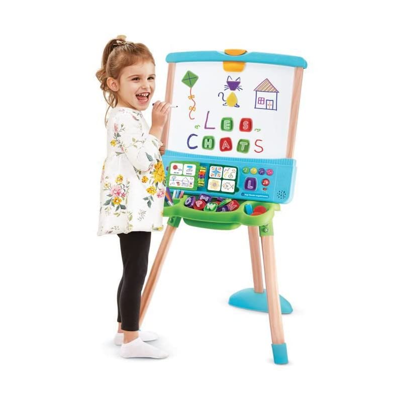 VTech - Magi Chevalet Magneti'lettres 3 en 1 - Jouet Bois FSC