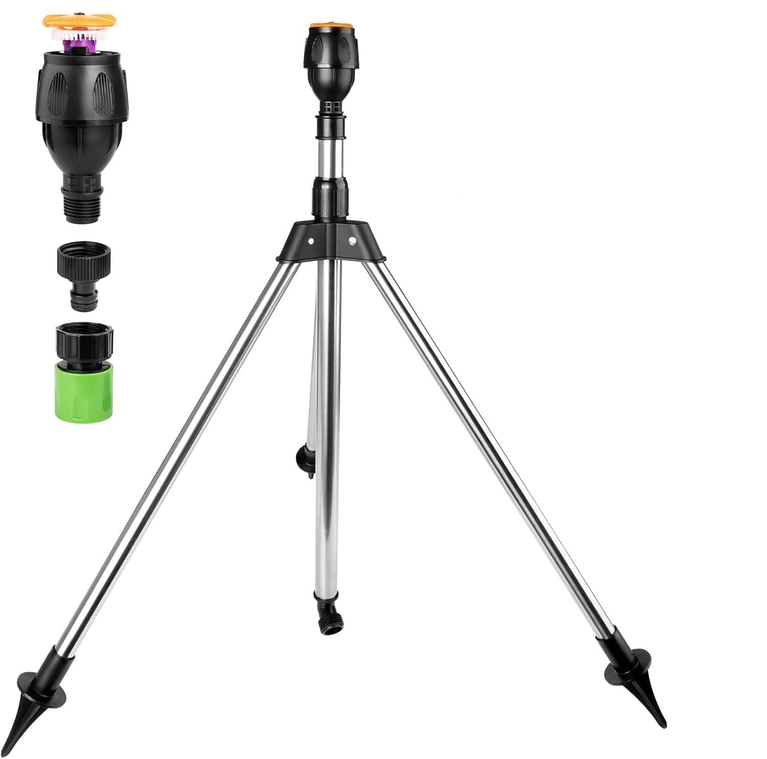 Arroseur rotatif automatique pour pelouse contre le dessèchement de la cour de jardin