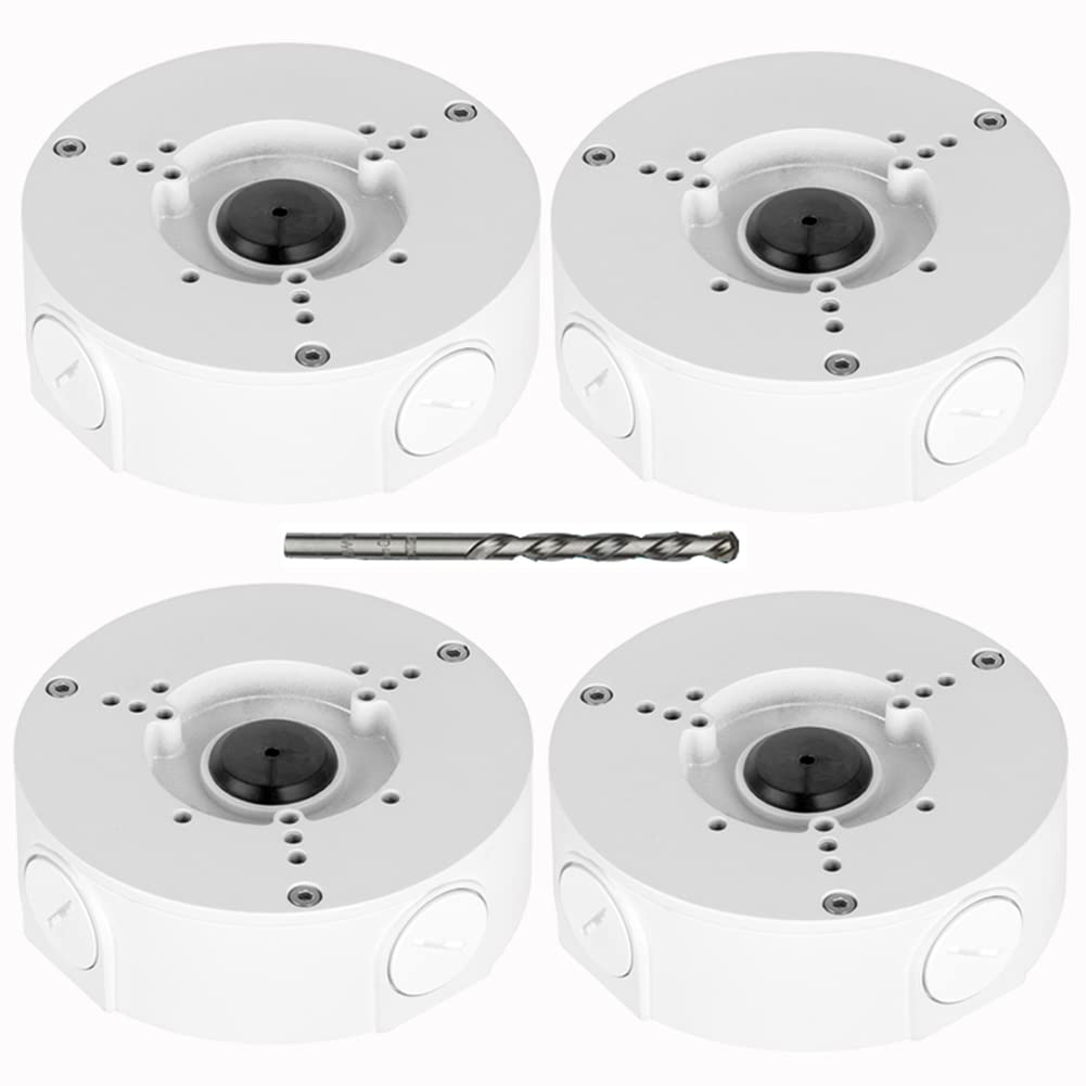 PFA130-E Junction Box for Dome and Bullet Camera, 4 Pack White