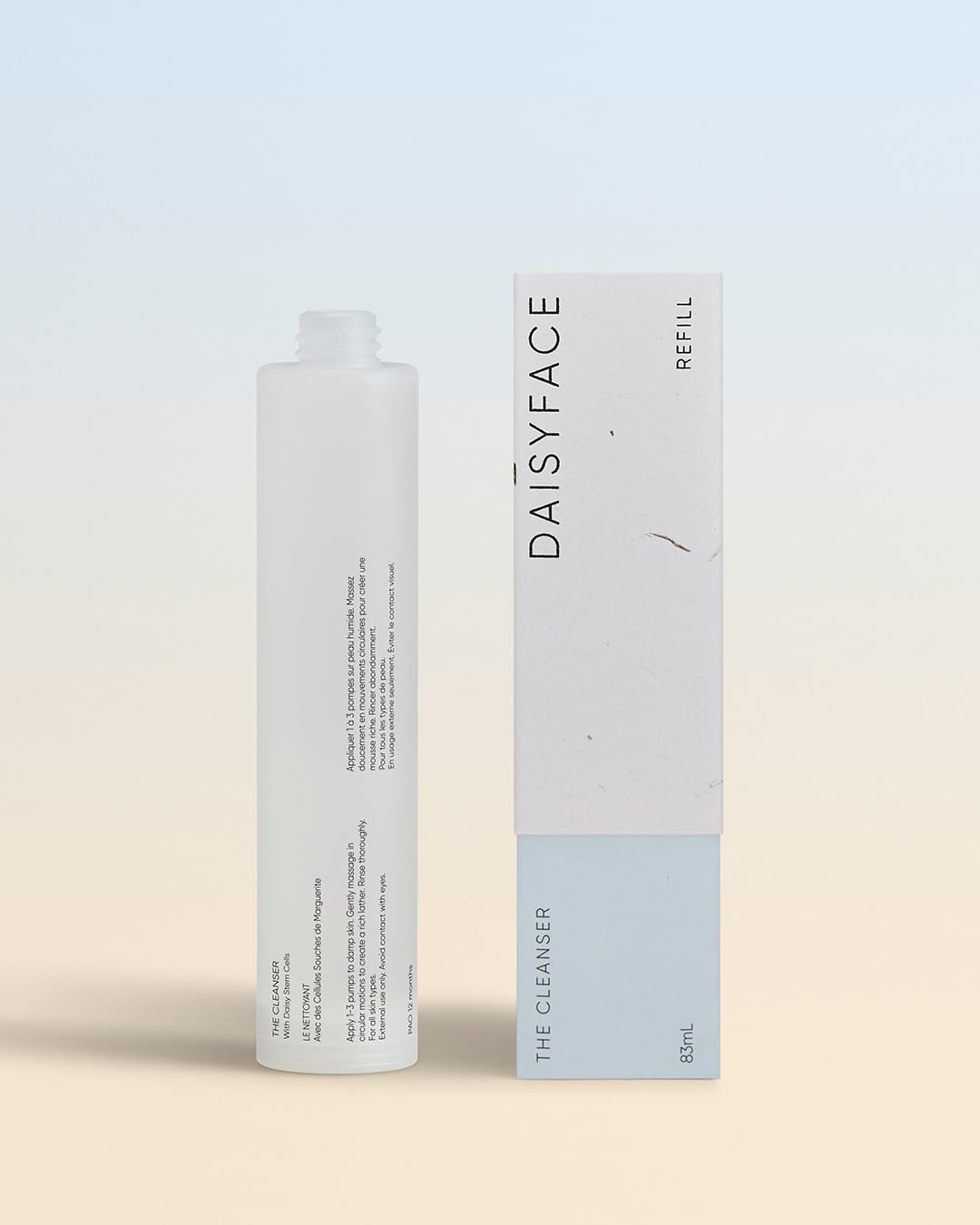 DAISYFACE Hydrating Cleanser Refill 83ml, Gentle Gel Cleanser Refill with Daisy Stem Cells, Rose Water & Aloe Vera - Image 4