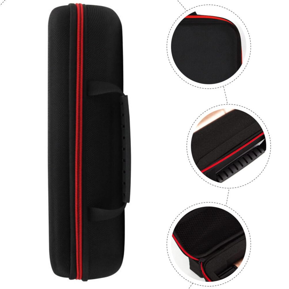MAGICLULU Microphone Storage Box 1Pcs Case Dual Mic Bag Portable Handheld Mic Storage Bag with Classic Zipper Carrying Travel Case Hard Pouch Pouch for Travel and Organization - Image 3