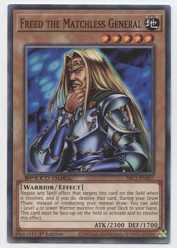 YU-GI-OH! Liberado el general sin igual - SBC1-ENB07 - Común - 1 edición