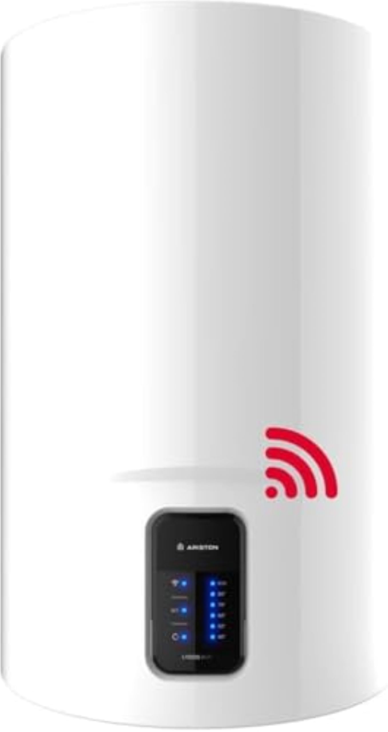 Ariston Lydos Wifi - Scaldabagno Elettrico 100 Litri Verticale con Display Touch ‎47x47x88,​5cm - Boiler Elettrico con EVO-​ECO e Waterplus per Risparmio Acqua e Energia, Classe B, Compatibile con Alexa