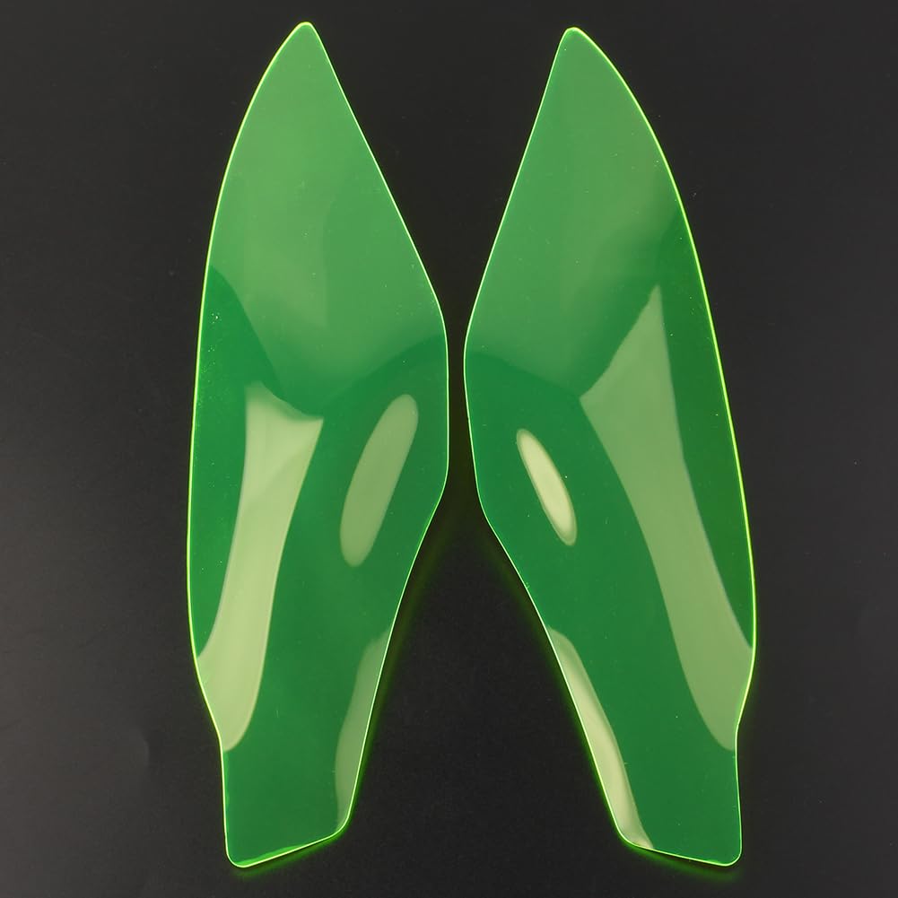 Cnfang4 Acrylic Plastic Headlight Lamp Shield Guard Screen Lens Protector Cover Green for Kawasaki Ninja 1000 Z1000SX 2017-2020 Motorbike