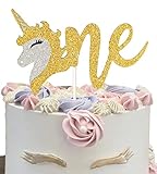 Unicorn Cake Toppers Unicorn One Cake Decorations with Unicorn for Unicorn 1st Themed Baby Shower Pa