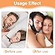 DmDoyy Anti Schnarchen Kinnriemen, Anti Snoring Chin Strap, Einstellbare Atmungsaktive Kopfband Für Männer Frauen, Schwarz