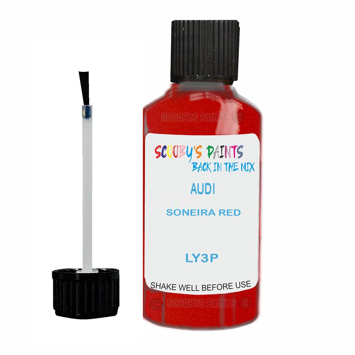 Scoobys Paints Back In The Mix Soneira Red Touch Up Paint For Audi Ly3p Metallic