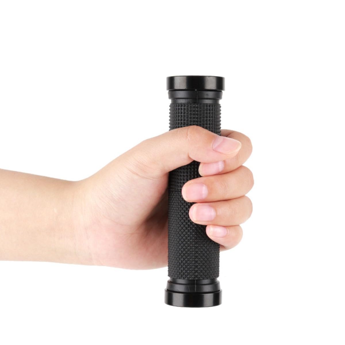 HOUSON Rubber Bicycle Handlebar Grips for MTB E-Bike, City and Racing Bikes, Black, 22.2 - Image 4