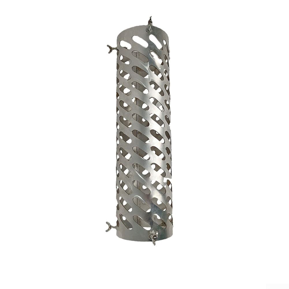OYSKGNCMW Stove Pipe Spark Arrestor Sn Stainless Steel Arrestor Chimney Cap Chimney Tube Filter Stovepipe Top Cap 12.59x3.54x3.54in 32cm