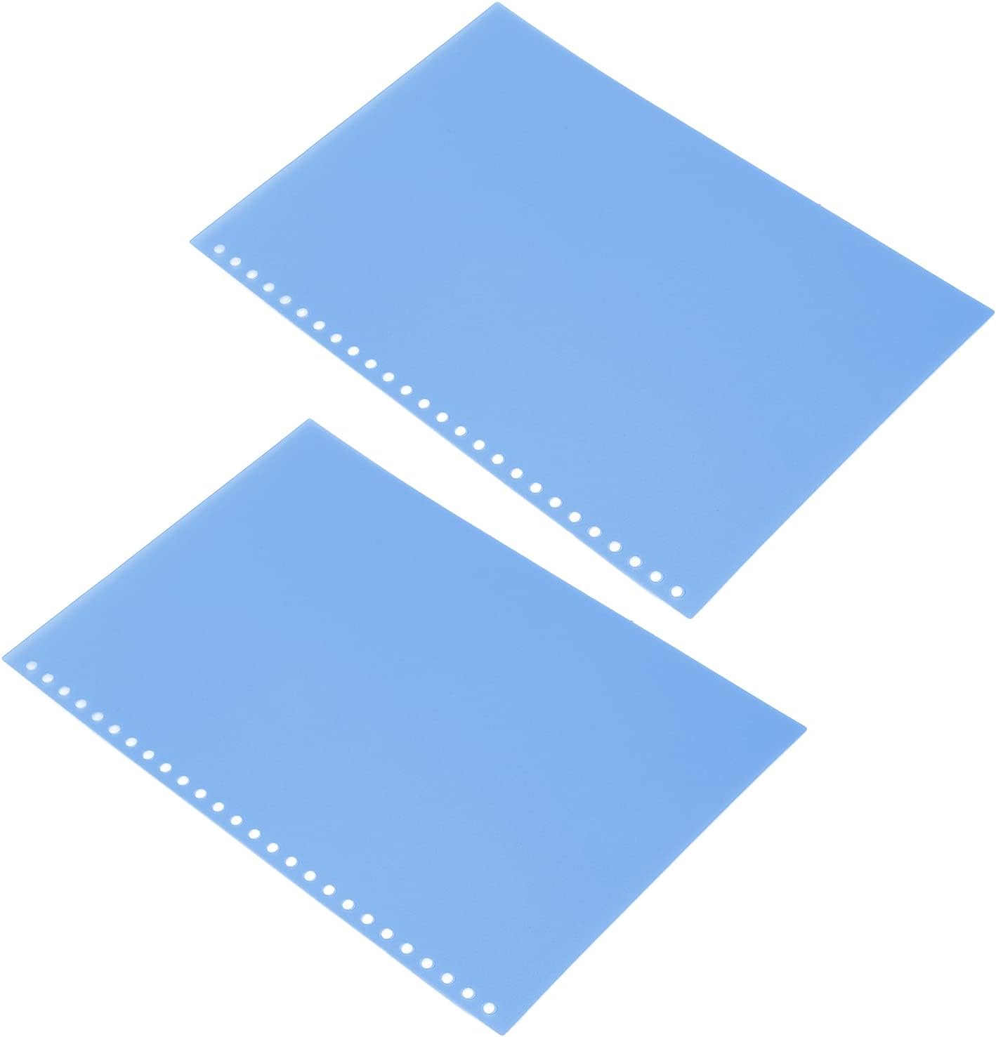 Page Binding Cover, Translucent Paper Cover Rollable 50pcs