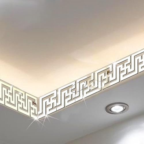 20 unidslote DIY espejo pegatinas arte espejo pared etiqueta acrílico decoración para el hogar para sala de estar baño sala de estar