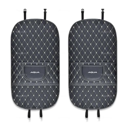 トヨタ アクア 車用シートキックガード シートバックマット キックマット 蹴り防止マット アクア MXPK11 MXPK10 MXPK16 MXPK15 2代目 2021年〜現行 AQUA 自動車 インテリア アクセサリー 取り付け簡単 小物入れ収納座席保