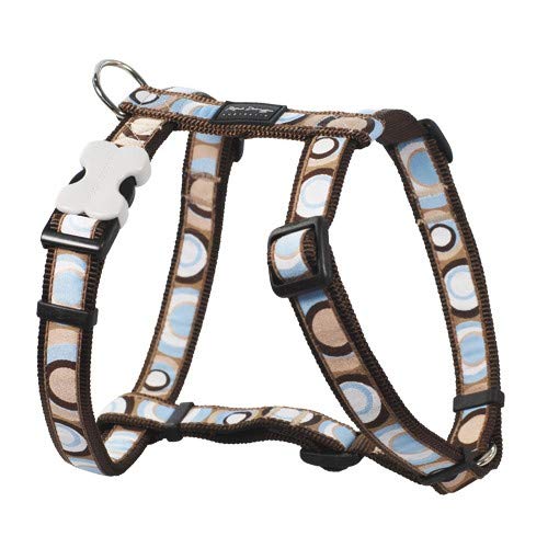 Red Dingo Circadelic Brown Dog Harness – cm 15 mm