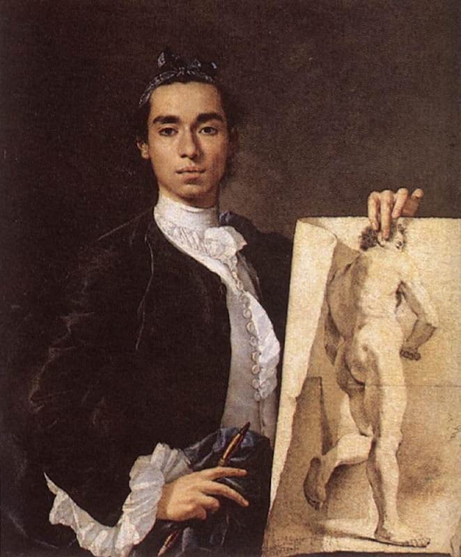 Affiche impression toile Luis Melendez portrait abstrait peinture murale salon