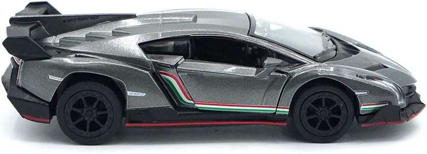 Lamborghini Veneno 1/36 Diecast Metal Toy Model (Gray)