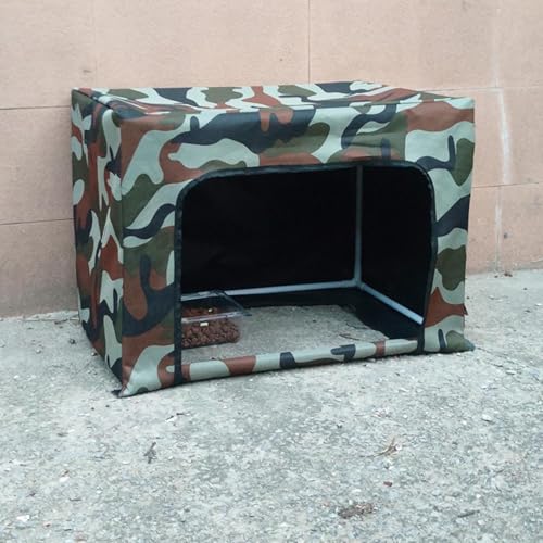 野良猫犬 ペットハウス 猫 ベッド 屋外 防水 犬 猫 小屋 暖かい 保温防寒 防水 防風 冬寒さ対策 冬 おしゃれ 屋外 キャビンシェルター 通気性 耐磨耗 猫の避難所 安全で暖かい耐候性 (A)