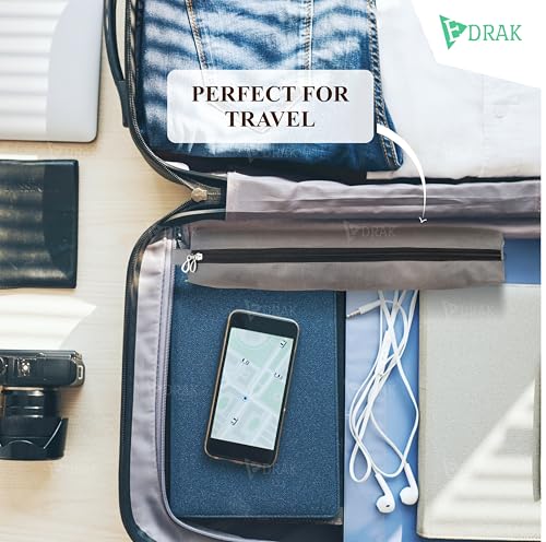 Image of EDRAK Hair Tools Organizer Bag, Case,Cover Portable Travel Heat Resistant Storage Bag for Curling Irons, Flat Irons, Hair Straightener, Hot Air Brush and Hair Styling Tools.(Grey)