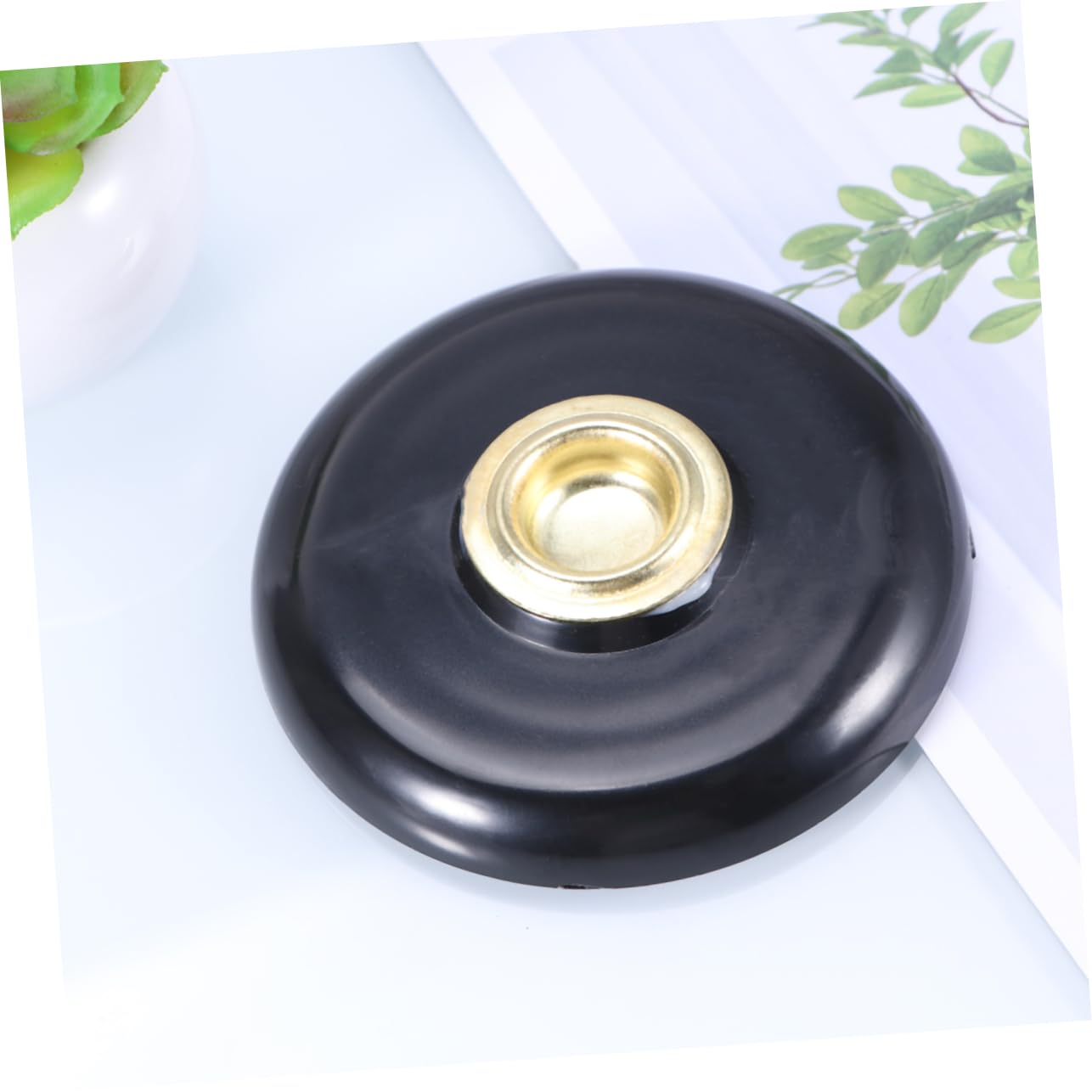 LIFKOME Cello Bass End Pin Holder Non Slip Cello Stop with Colored Insert Floor Protector Durable Design Scratch Black