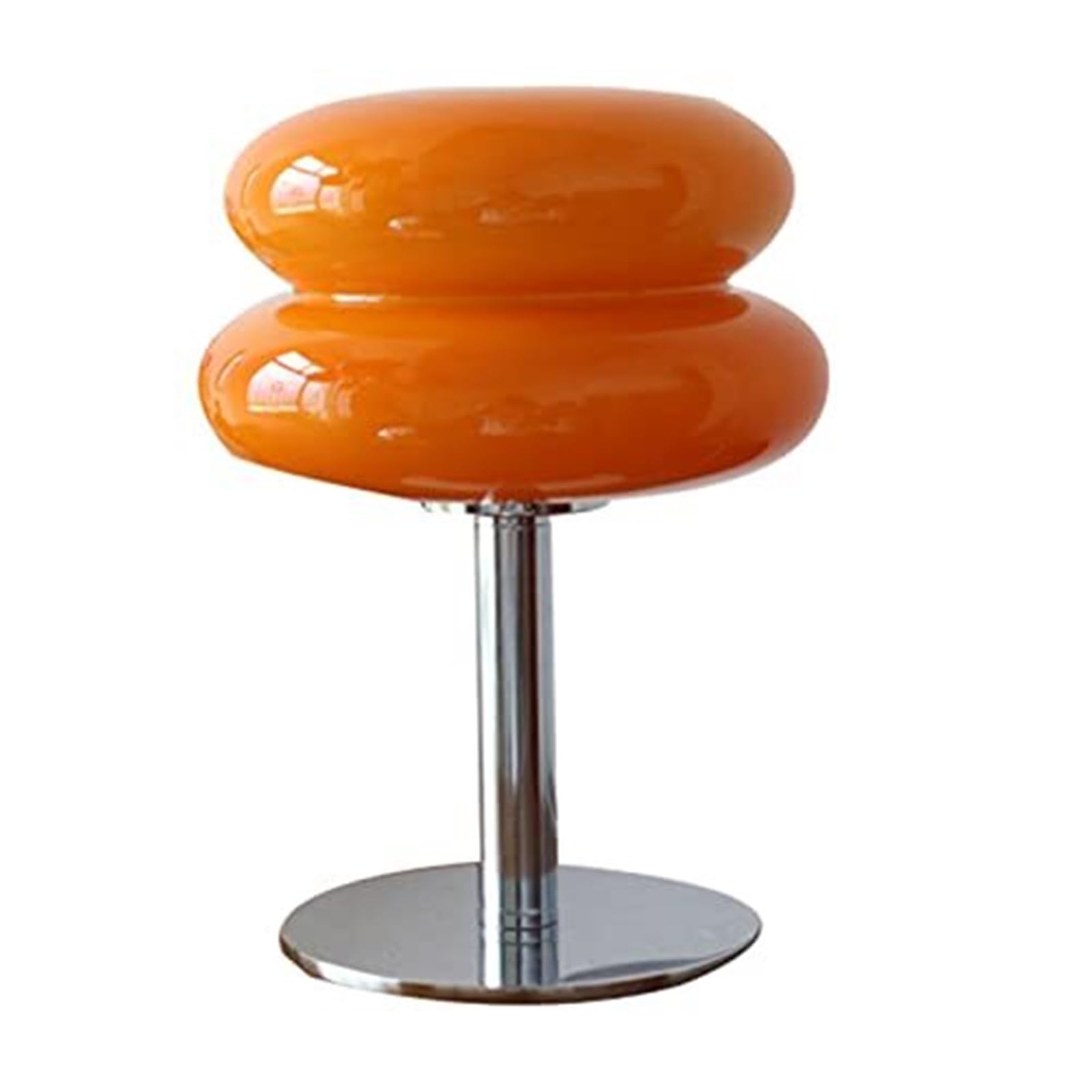 KHUKHU Nordic Egg Tart Table Lamps, Energy Efficient Glass Retro Desk Lamp
