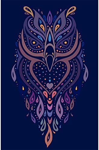 Walls By Me - Peel and Stick Poster Print Blue and Purple Cultural Wall Art 9575-8in x 12in (20x31cm) -, Repositionable and Removable - Unframed