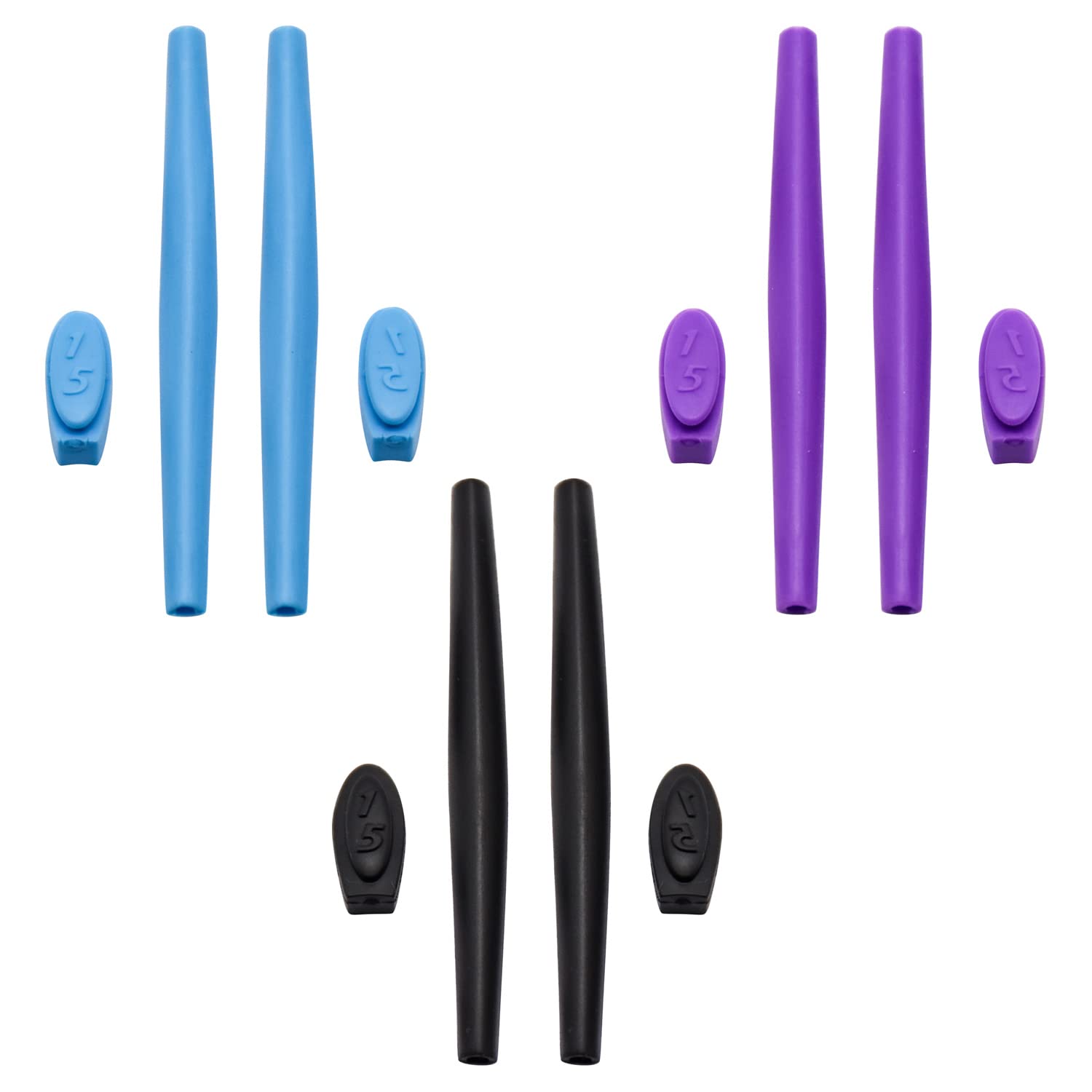 Pieds de rechange silicone Oakley Square Wire 2.0 antidérapants et colorés - 4