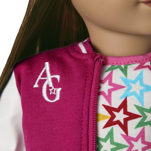 Image of American Girl, Truly Me 18-inch Doll #122 with Brown Eyes, Straight Dark-Brown Hair, Tan Skin, for Ages 6+