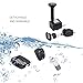 LUXJET 5W Solar Fountain Pump Garden Water Pump for Pond Birdbath, Maximum Flow 380L/H