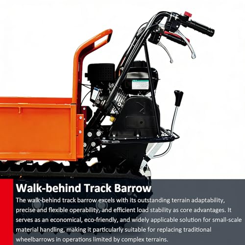 Track Barrow SHINEUX, motor Briggs and Stratton CR950 6.5 HP 208cc, capacidad 660 lb, lados convertibles, 3 adelante + 1 reversa miniatura 7