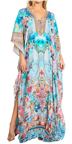 Robe caftan longue Sakkas pour vos soirées de plage et d'été
