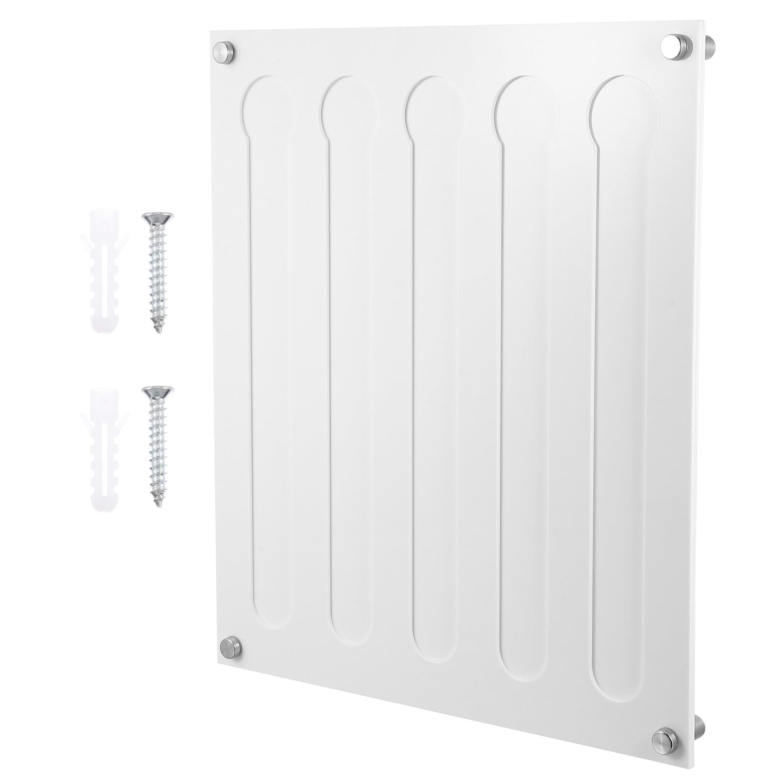 VICASKY Porta Capsule Organizer da Parete Resistente in Acrilico Bianco Caffè e Salvaspazio per Capsule di Caffè, per Uso Domestico e Esposizione Commerciale
