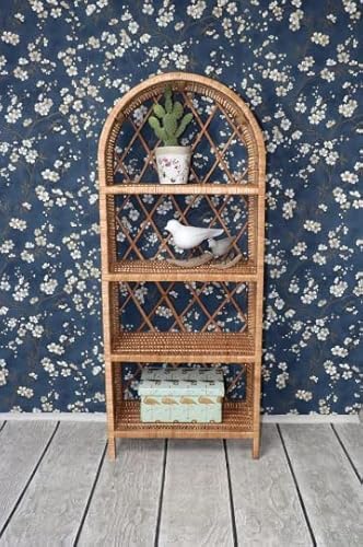 Bookcase Natural Wicker Handmade In Poland #TOP2