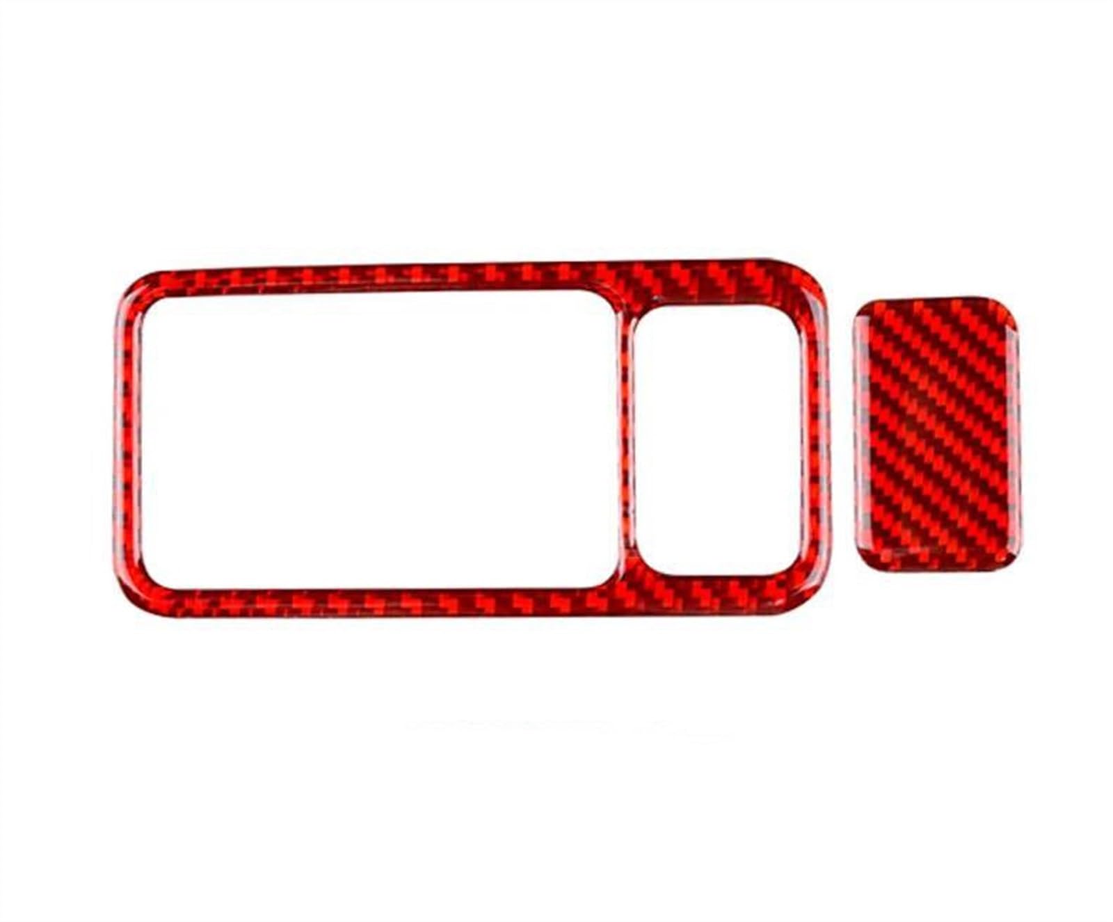 Qibbei Rosso Headlight Adjust Cover Trim Sticker For Subaru For Impreza Sti 2002 2003 2004 2005 Car Switch Frame Stickers(Rosso)