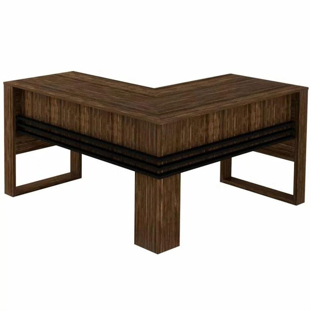 Tecnomobili office table,ME4145.0003,walnut black