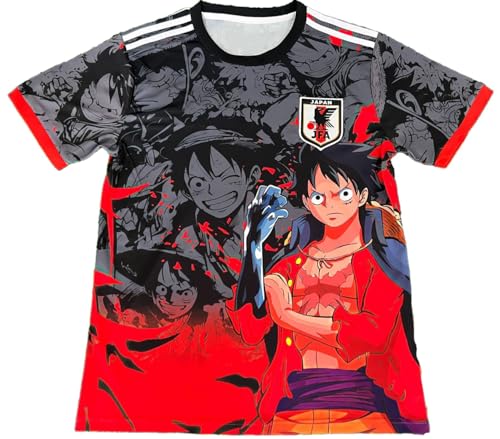 CHSBHTLSH One Piece Japanese Anime Style OP21 Soccer Jersey Tee for Men Lightweight Breathable MoistureWicking Performance Shirt