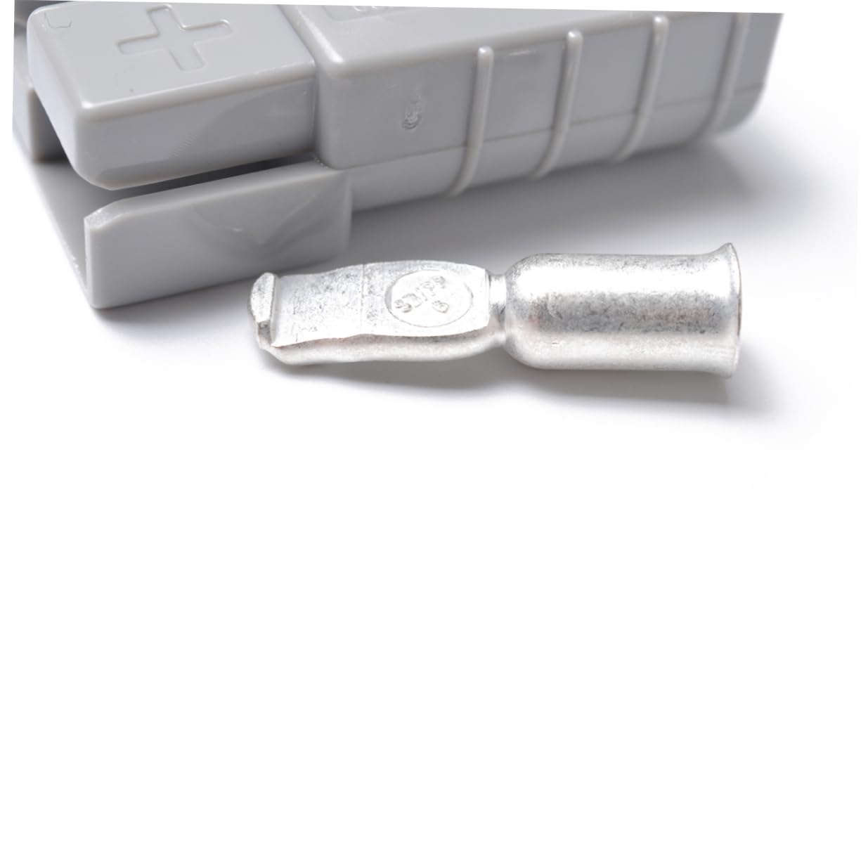 PRETYZOOM 50a 600v Quick Connect Disconnect Plug for Winch Forklift Connector Plated and Sacrificial Tip for Circuit Safety