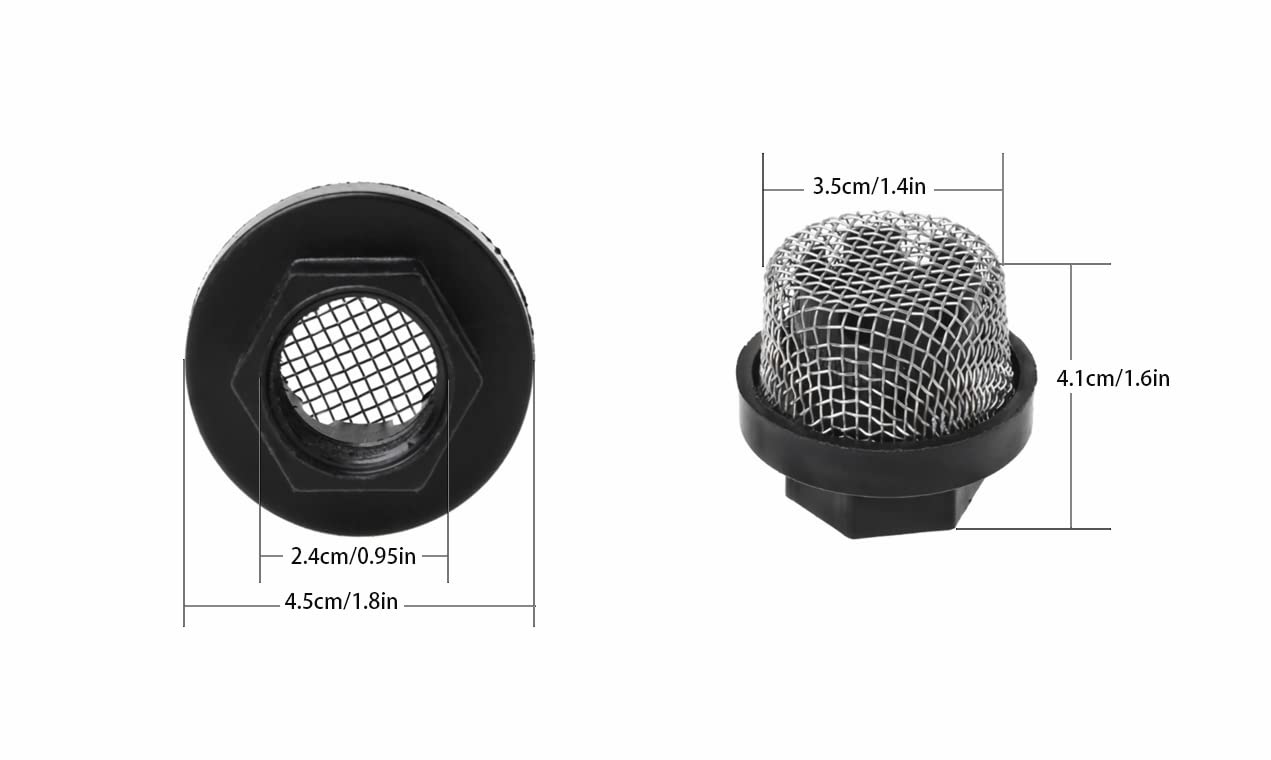 Saugschlauch Filter Für Ultra Air Sprayer - Metall Sieb Für 390, 395, 495, 490 Modelle