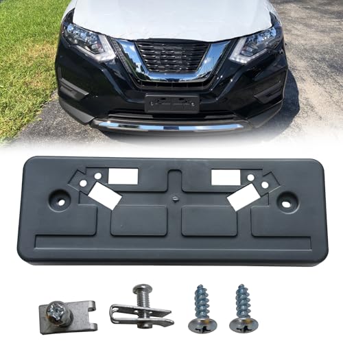 GZVKE Front License Plate Frame Tag Holder Mounting Bracket Fits for 2017 2018 2019 Nissan Rogue Replace 96210-5HK0A by GZVKE - Image 2