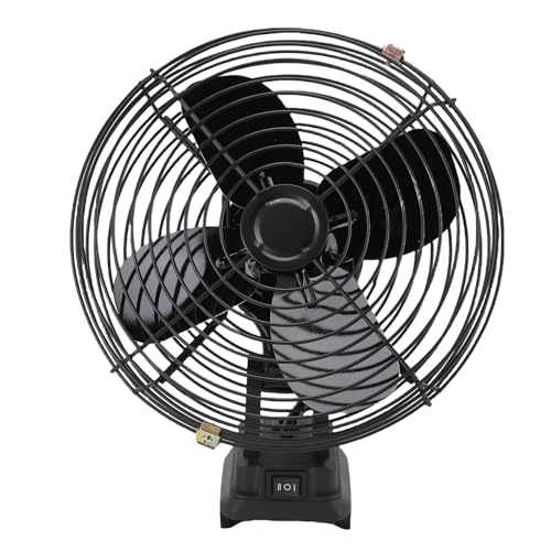 Ventilador inalámbrico de 35W con aspas de hierro para obras 2
