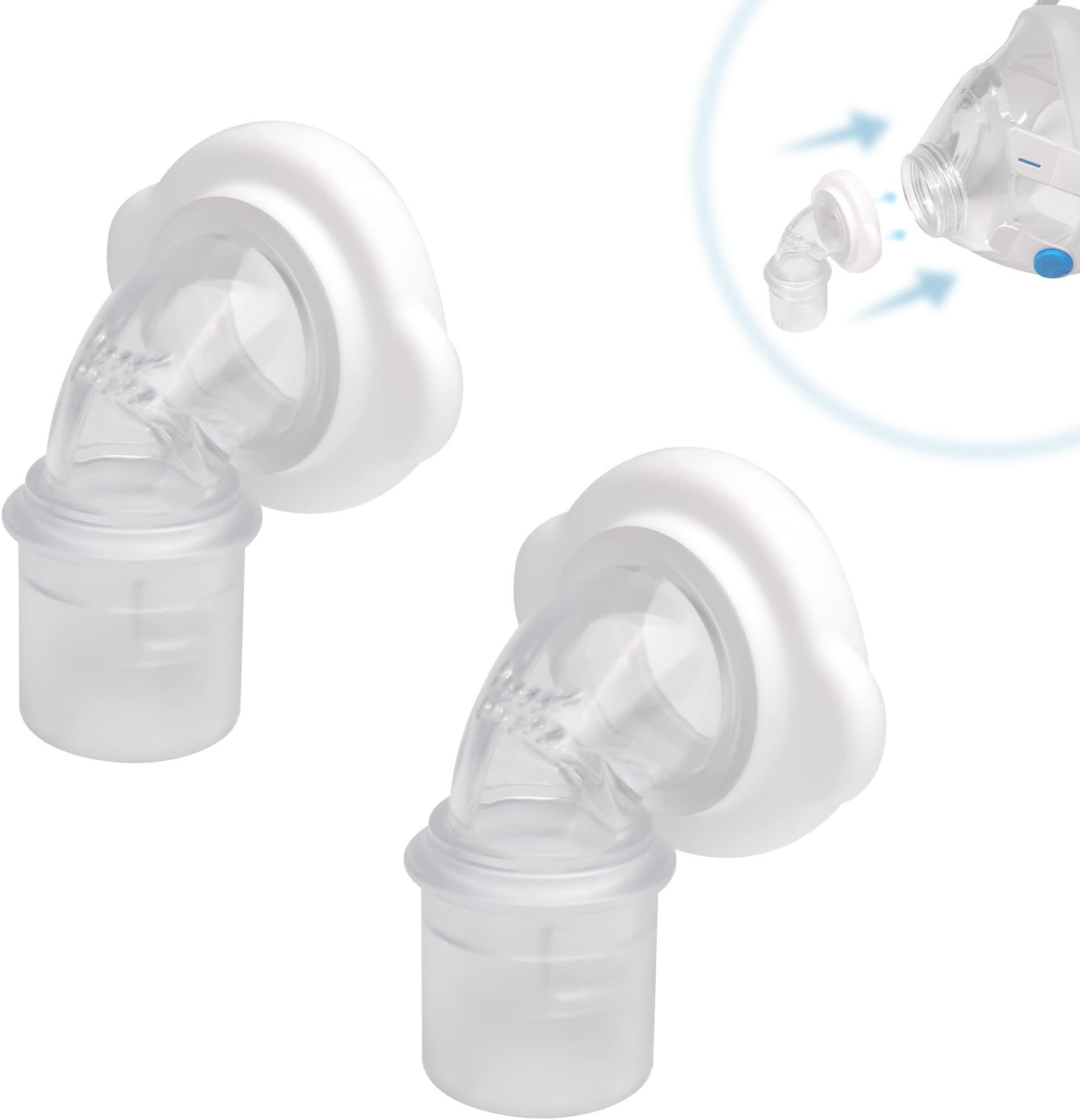 ItAll Supplies Elbow Connector Compatible with F20 F30 Elbow, Replacement Elbow/Swivels Compatible with F20 F30, 2 Pieces