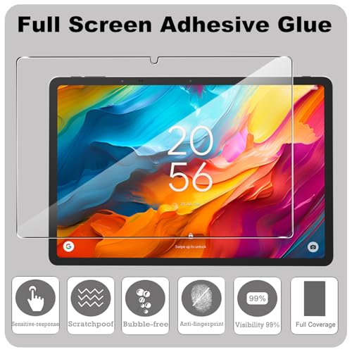 KZIOACSH Screen Protector for TCL NxtPaper 14 14.3 Inch, 2 Pack Ultra Clear Anti-Scratch Tempered Glass Film[9H Hardness] Touch Sensitive Anti-Fingerprint Protective Screen Guard for TCL NxtPaper 14