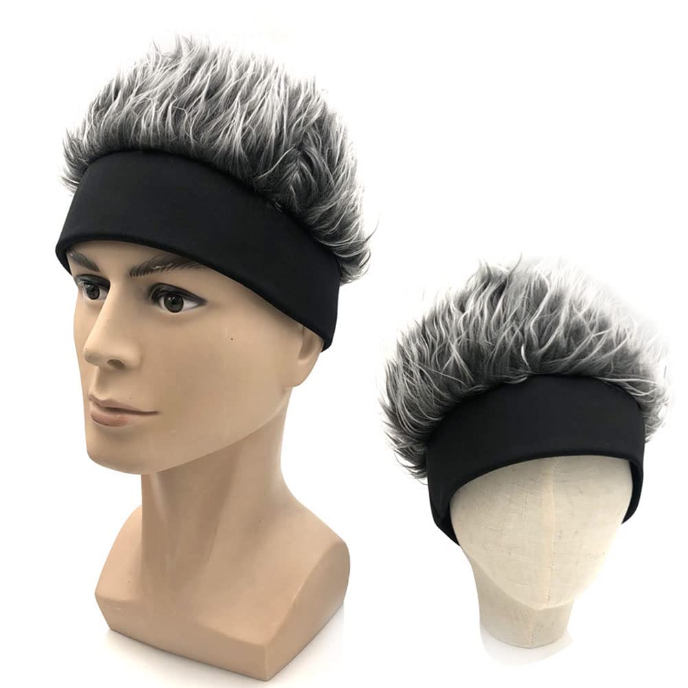 Nowość włosy daszki czapka japońskie anime hip-hop czapka beanie ze sztucznymi włosami unisex retro peruka kapelusze cosplay kostium kapelusz