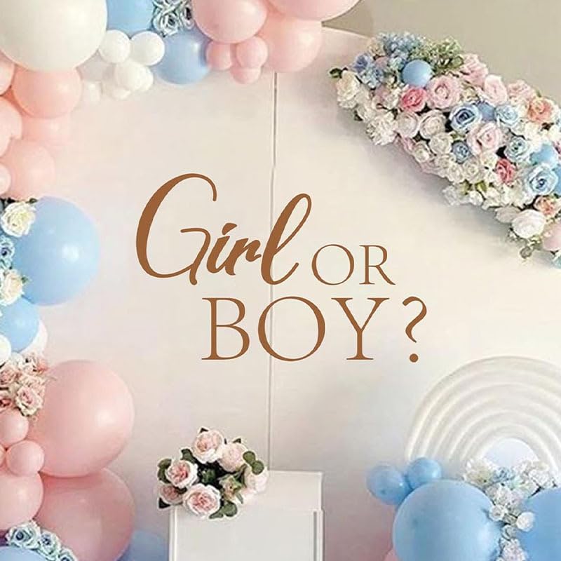 Vinilo decorativo para pared Baby Shower Gold