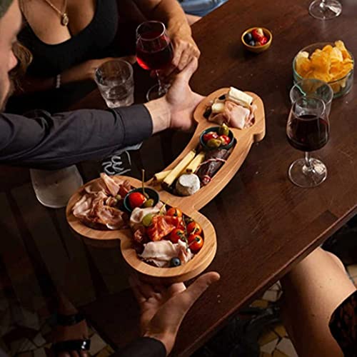 Jonuiony Aperitif Board,Novelty Wooden Cheese Board And Charcuterie Board, Funny Cutlery Kitchen Wine Meat Cheese Platter, Housewarming Gifts For Women,Bachelorette Party Gifts #TOP2