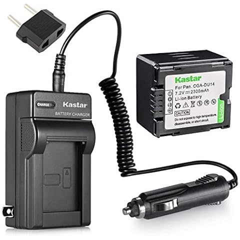Kastar Battery and Charger for Panasonic Camcorders Cover