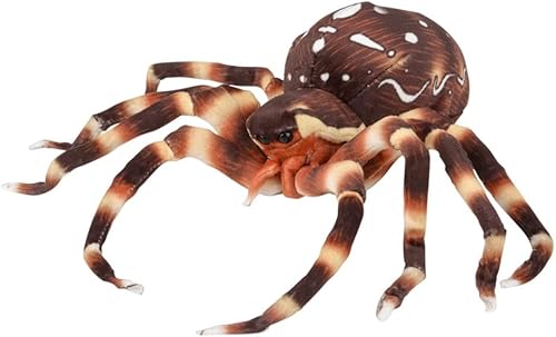 Juguete de araña de peluche de 8 pulgadas, animal de peluche de araña para encender imaginaciones, juguetes de araña realistas suaves y seguros para