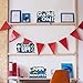 Frienda 3 Pcs Video Games Party Decorations Wood Table Level up Birthday Decorations Gamer Party Centerpieces Pixelated Table Sign for Boys Kids Birthday Party(Blue)