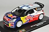 Aus Metall mit Plastikteilen Bburago Citroen DS3 World Rally Team 2012 Mikko Hirvonen 2012 WRC 1/32 Modell Auto