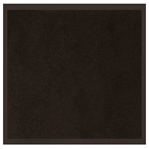 Déco Tapis   - 1740296, Tapete Atrapapolvo Rectangul , 60 X 80 Cm , Uni , Alfombra De Entrada , Negro